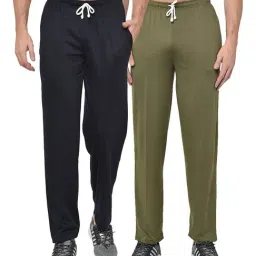 Vimal Jonney Multicolor Cotton Trackpants - Pack of 2-image-84