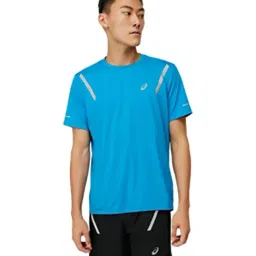 Asics Blue Regular Fit Solid T-Shirt-image-51