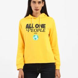 Levi's Yellow Graphic Print Sweatshirt-image-66