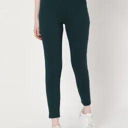 Vero Moda Green High Rise Leggings-image-83