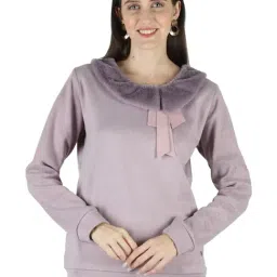 Monte Carlo Purple Regular Fit Sweatshirt-36