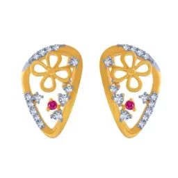 P.C. Chandra Jewellers 14k Gold Earrings for Women-picture-47