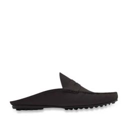 Baron&Bay Men's Arno Black Mule Shoes-image-91