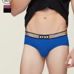 XYXX Black & Blue Briefs - Pack of 2-image-23