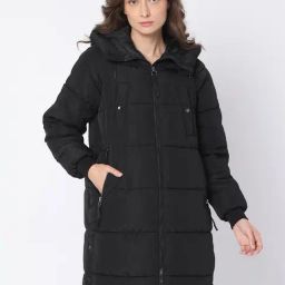 Vero Moda Black Full Sleeves Puffer Jacket-image-52
