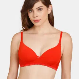 Rosaline by Zivame Red Padded T-Shirt Bra-picture-44