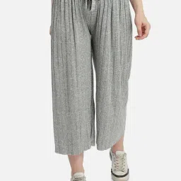 Aditi Wasan Grey Regular Fit Mid Rise Cropped Palazzos-picture-38