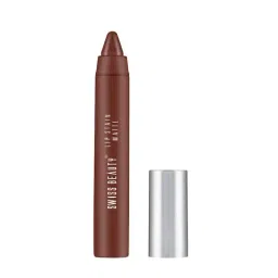 SWISS BEAUTY Lip Stain Matte Lipstick Cafe Mocha - 3.4 gm-11
