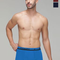 AMUL COMFY Pack Of 3 Pure Cotton Mini Trunks - AC-MTROE-MA-SB-NY-XL-3PC-picture-10