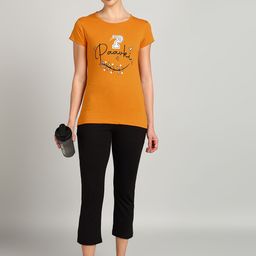 PAAVKI Printed Pure Cotton T-Shirt With Capri-picture-9