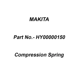 Makita Compression Spring Size 7 for AN453, Part No HY00000150-12