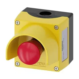 SIEMENS EMERGENCY STOP SW, DPST-NC, 500V, SCREW, 3SU1801-0NB00-2AC2-29