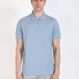 Calvin Klein Jeans Blue Regular Fit Polo T-Shirt-image-17