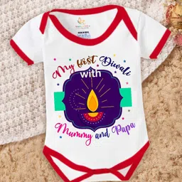 Babywish Unisex Kids Printed Cotton Bodysuit-image-74