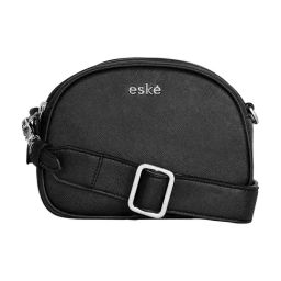 Eske Black ANASTASIA Textured Small Shoulder Bag-picture-36
