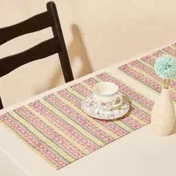 Fabindia Multicolor Cotton Printed Roma Placemat - Set of 6-picture-9