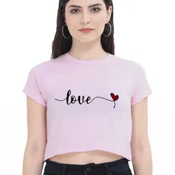 Girls Casual Cotton Blend Top (Pink, Pack of 1)-image-26
