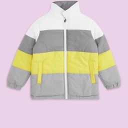Pantaloons Junior Kids Multicolor Color Block Full Sleeves Jacket-image-71