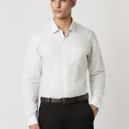 Peter England White Regular Fit Printed Shirt-picture-19