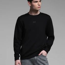 Jack & Jones Jet Black  Regular Fit Sweatshirt-image-87
