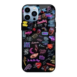 QRIOH Quirky Printed iPhone 13 Pro Max Back Case Mobile Accessories-17