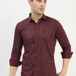 Duke Men Slim Fit Floral Printed Casual Shirt-image-73