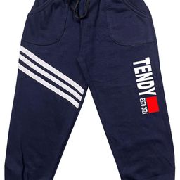 100LUCK Unisex Blue Track Pants-image-86