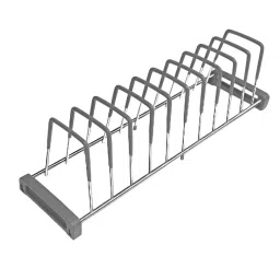 Olive 525 mm (22 inch) Straight Type Stainless Steel (Thali) Plate Stand-image-7