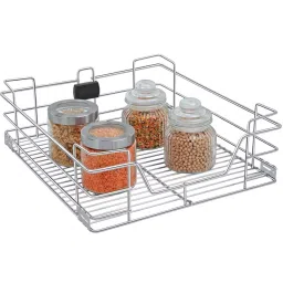 Olive Silver Series 810x485x150 mm SS.202 Grade Stainless Steel Pullout Basket, 131 009 020 0-picture-19