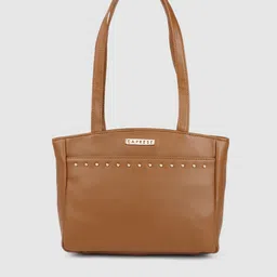 Caprese Women Brown Structured Shoulder Bag-12
