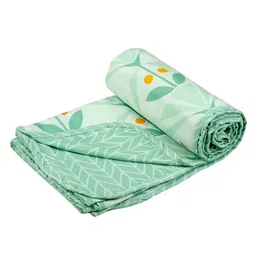 VAS COLLECTIONS Green & Yellow Mild Winter 120 GSM Double Bed Dohar-picture-15