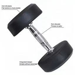 HackerX Set Of 2 Fixed Weight Dumbbell - 2.5Kg Each image 3