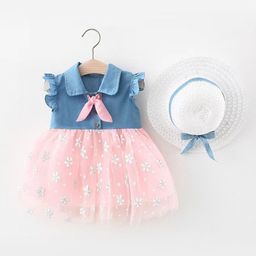 YK Girls Floral Printed Fit & Flare Dress-picture-37