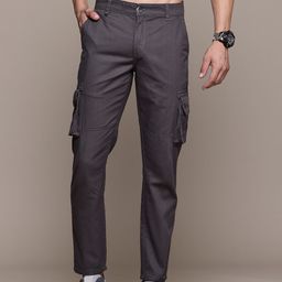 The Roadster Lifestyle Co. Men Pure Cotton Cargos-picture-25