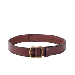 Allen Solly Men Burgundy Solid Leather Belt-image-50