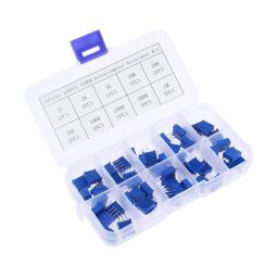 3296W Potentiometer Variable Resistor Kit 1K-1M Multi-Turn Trimmer DIY Electronics Kit Trimmer Potentiometer Build Your Own Trimmer Pot Variable Resistor DIY Kit Electronics DIY Projects - RS9373296W Potentiometer Variable Resistor Kit 1K-1M Multi-Turn Trimmer DIY Electronics Kit Trimmer Potentiometer Build Your Own Trimmer Pot Variable Resistor DIY Kit Electronics DIY Projects - RS937 image 1