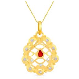 Malabar Gold and Diamonds 22 kt Gold Pendant without Chain-image-37