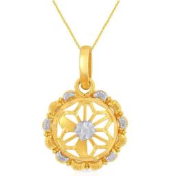 Malabar Gold and Diamonds 22 kt Gold Pendant without Chain-image-80