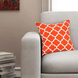 SEJ by Nisha Gupta Orange Cushion Covers - Set of 1-picture-15