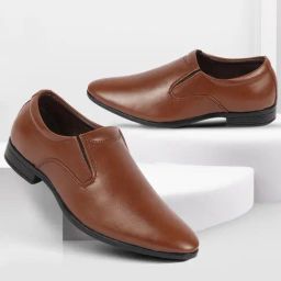 Fausto Men's Tan Formal Loafers-picture-4
