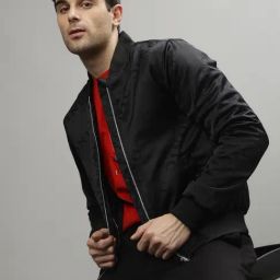 Iconic Men Solid Regular Fit Polyester Jacket-32