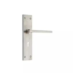 Harrison GT 175 mm White Metal Satin Nickel Finish Mortise Handle Set Complete Pack, 24532-image-34