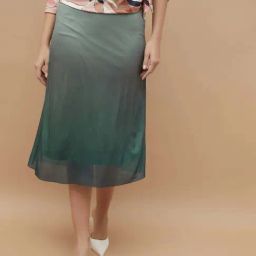 Code by Lifestyle Grey A-Line Skirt-image-21