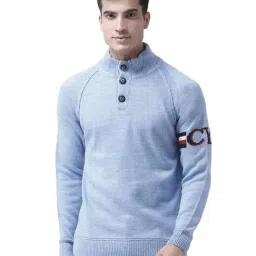 Club York Light Blue Raglan Sleeves Sweater-picture-29