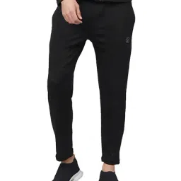 Chkokko Black Regular Fit Sports Trackpants-image-27