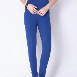 Dollar Missy Blue Cotton Leggings-image-39