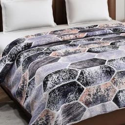Monte Carlo Tulip Multicolor Polyester Printed 290 GSM Double Blanket image 4