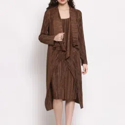 Lela Brown Full Sleeves Shrug-38