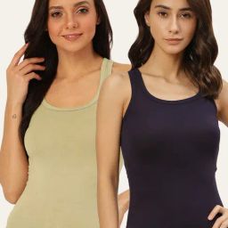 Lady Lyka Multicolor Camisole (Pack of 2)-image-103