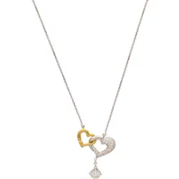 CKC 18k Gold & Diamond Pendant with Chain for Women-image-77